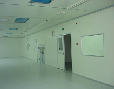 Clean room compartment wall panel